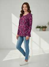 WOMEN'S FULL SLEEVE PRINTED T - SHIRT - Smgarment's